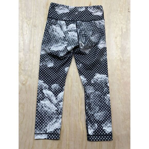 Lululemon Wunder Under Crop II Full-On Luon Dottie Dream Rose Womens 4 Leggings - Picture 3 of 4